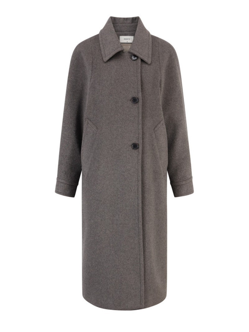 夏英同款【WE ARE】韓國M計畫羊毛混紡大衣EPF4CC2401