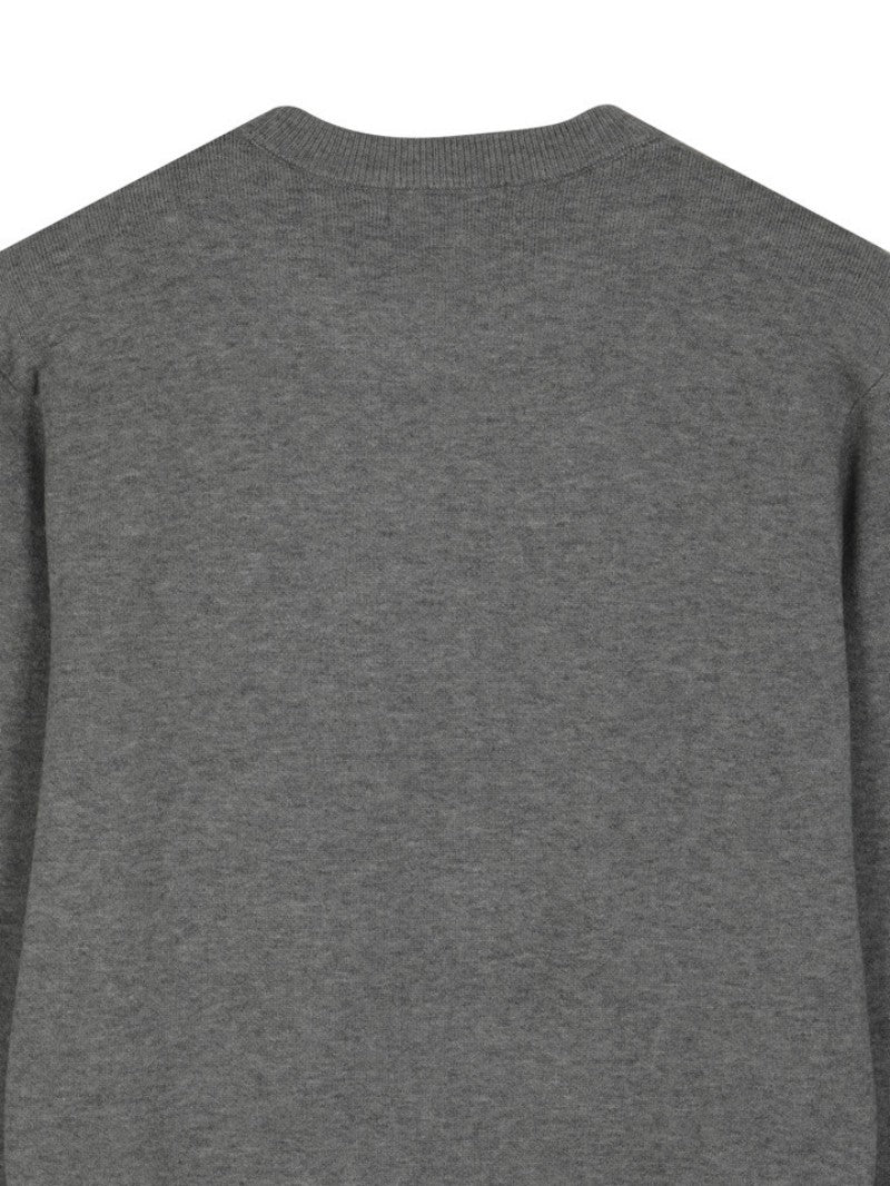 女款【WE ARE】韓國M計畫圓領萌寵字母毛衣EPF4ER2400