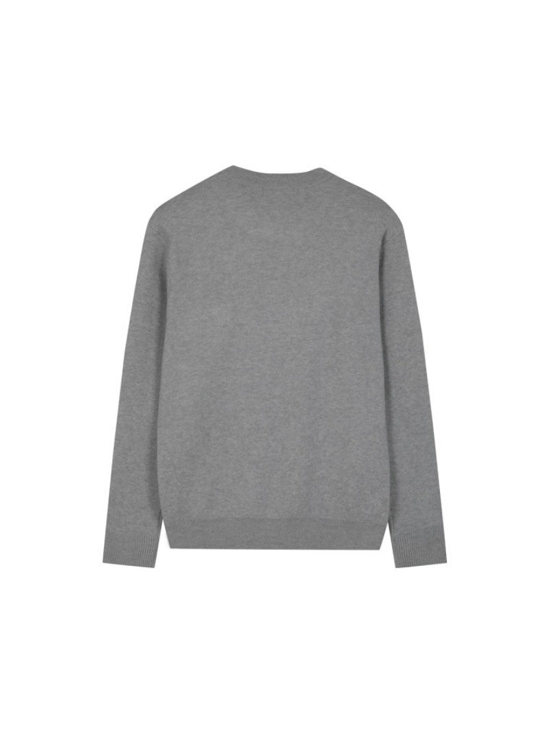 女款【WE ARE】韓國M計畫圓領萌寵字母毛衣EPF4ER2400