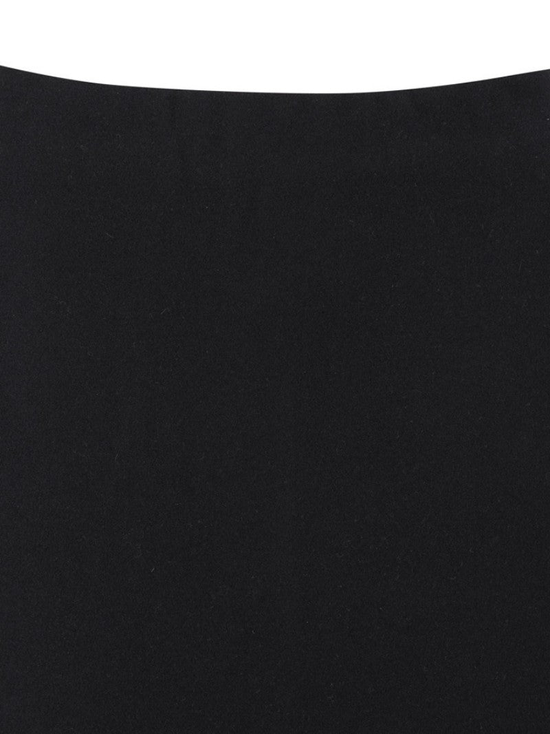 【WE ARE】韓國M計畫A字後分開叉9分裙帶兜半身裙EPF4RR2100