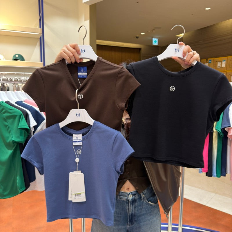 【WE ARE】韓國SERGIO TACCHINI合身短版T恤TWRS10761