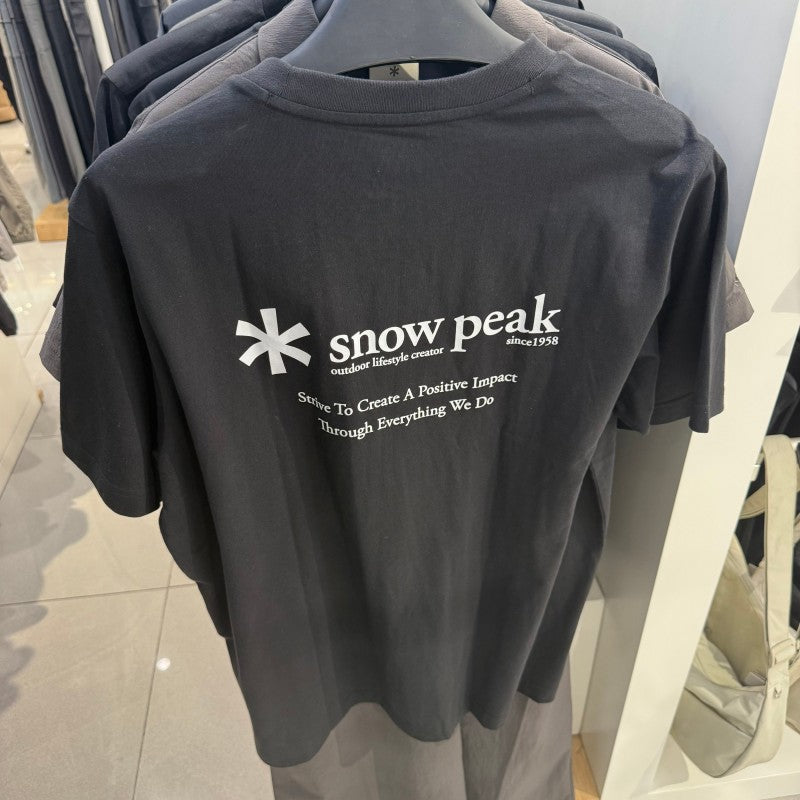 【WE ARE】韓國snow peak雪峰休閒短袖T恤S26MMFTS62