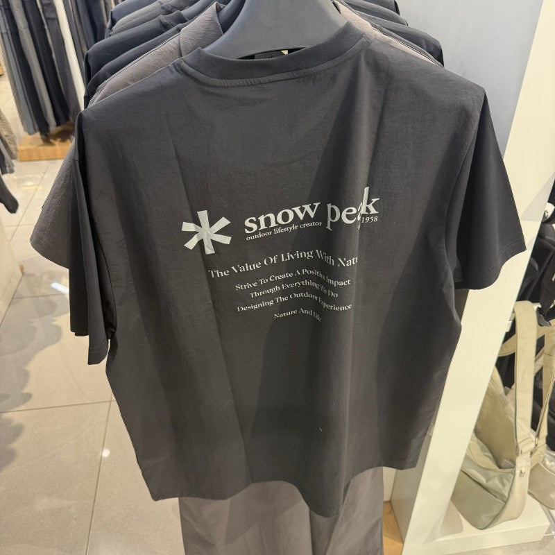 【WE ARE】韓國snow peak雪峰休閒短袖T恤S26MMDTS56