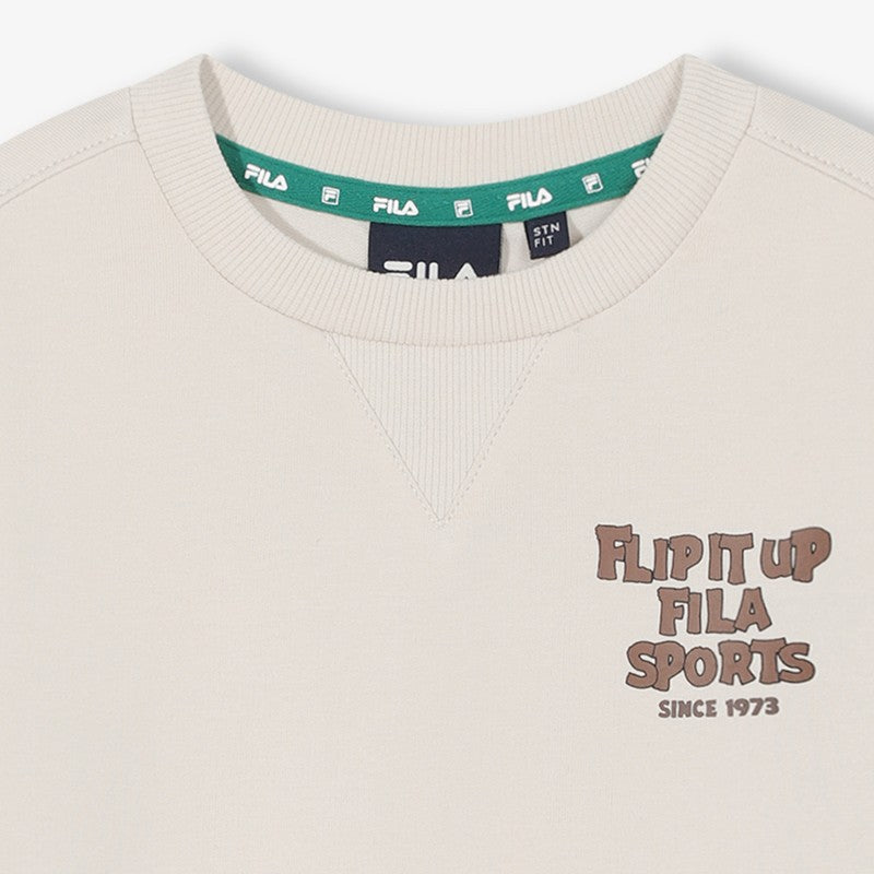 【WE ARE】韓國FILA KIDS休閒衛衣+衛褲套裝FK253FS07X004