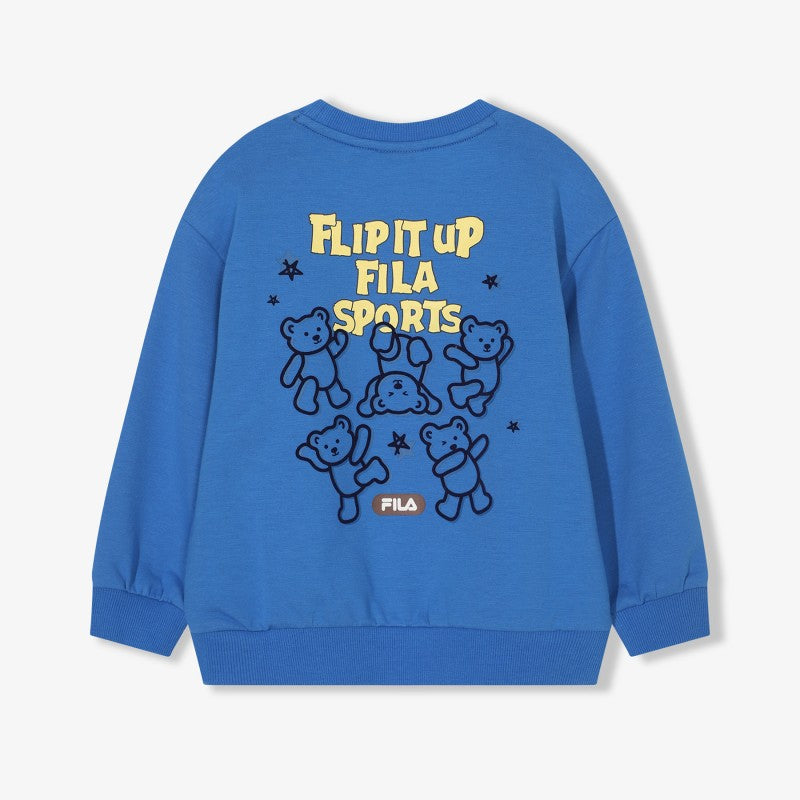 【WE ARE】韓國FILA KIDS休閒衛衣+衛褲套裝FK253FS07X004