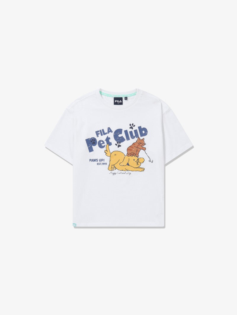 【WE ARE】韓國FILA KIDS休閒短袖T恤FK262RS07X008