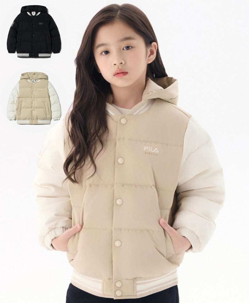 【WE ARE】韓國FILA KIDS休閒鴨絨羽絨服外套FK2DJG4401X