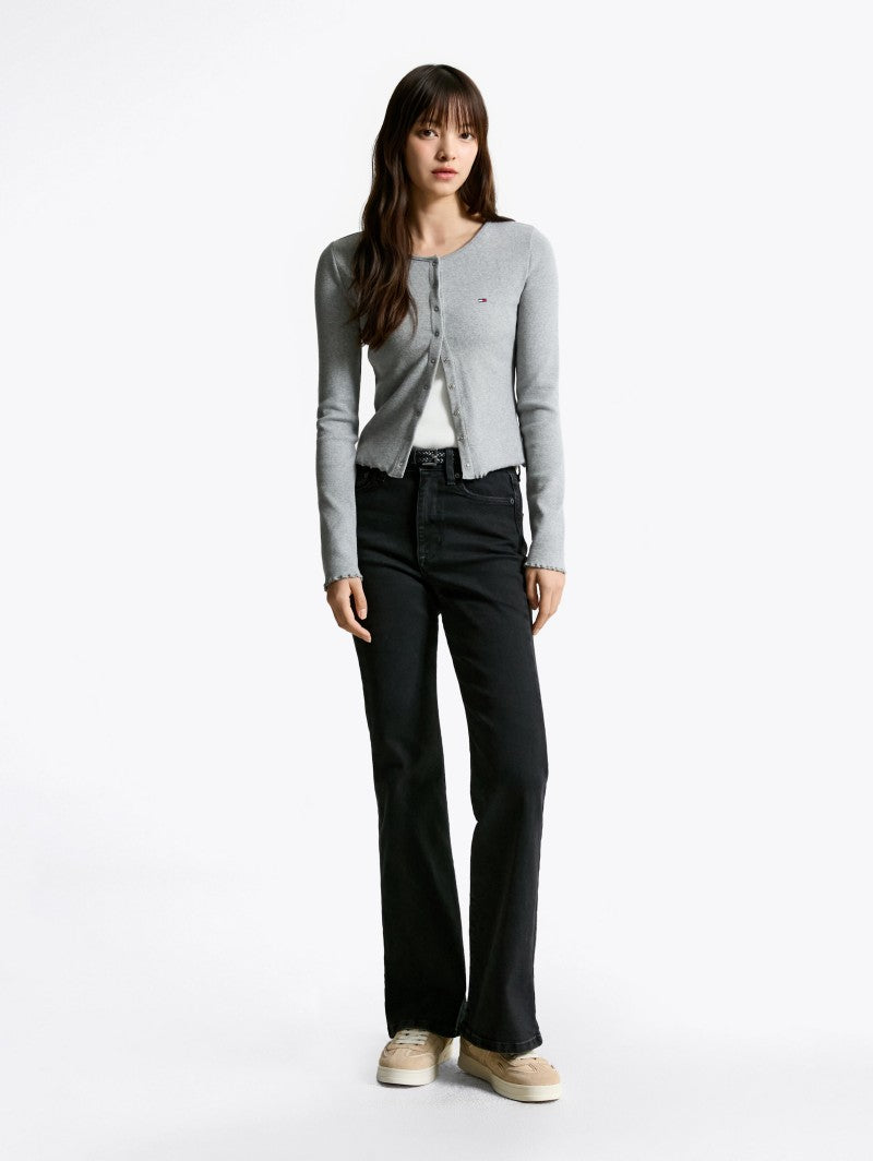 女款【WE ARE】韓國TOMMY JEANS 微喇叭牛仔褲 T32F6NEF13TWT1