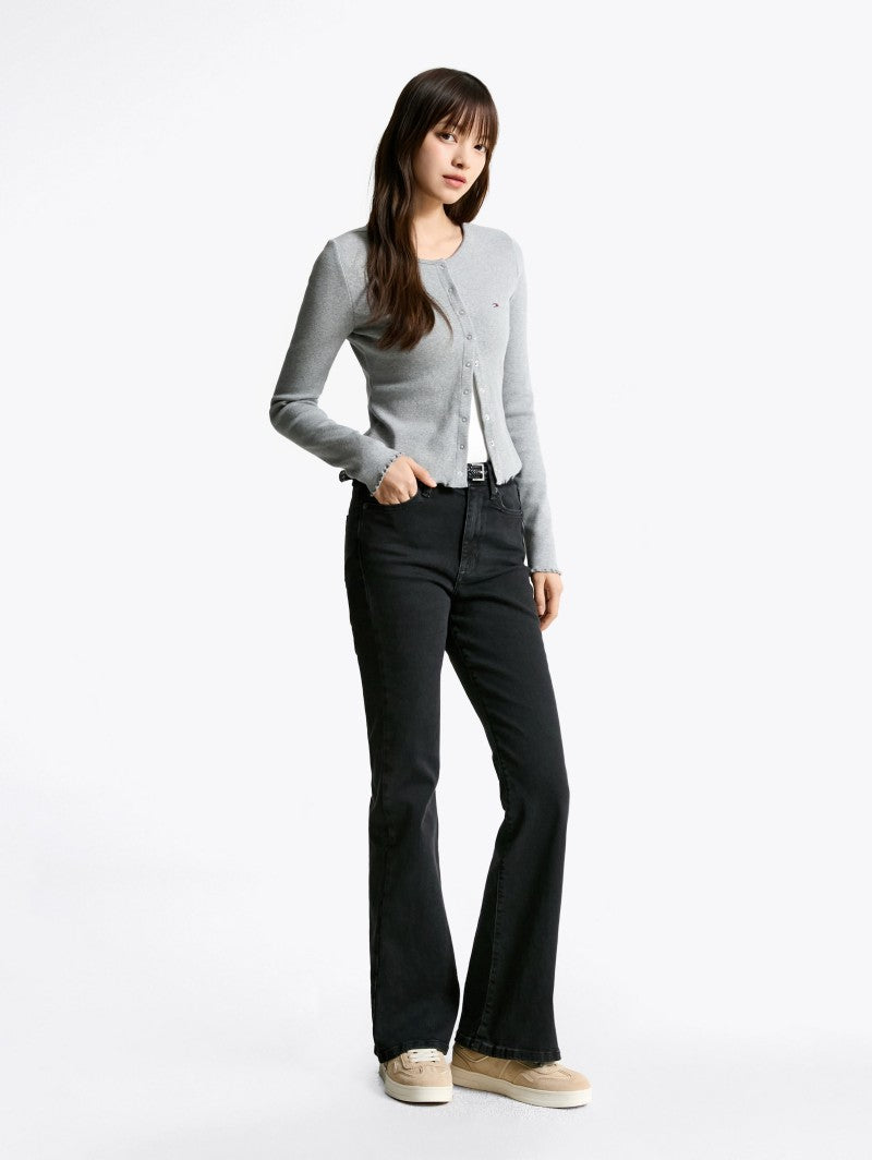 女款【WE ARE】韓國TOMMY JEANS 微喇叭牛仔褲 T32F6NEF13TWT1