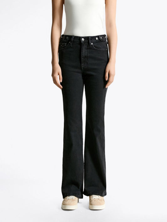 女款【WE ARE】韓國TOMMY JEANS 微喇叭牛仔褲 T32F6NEF13TWT1