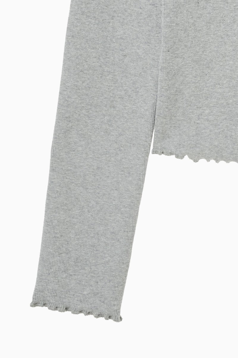 女款【WE ARE】韓國TOMMY JEANS 木耳邊針織衫  T32F6TTO01TWT2