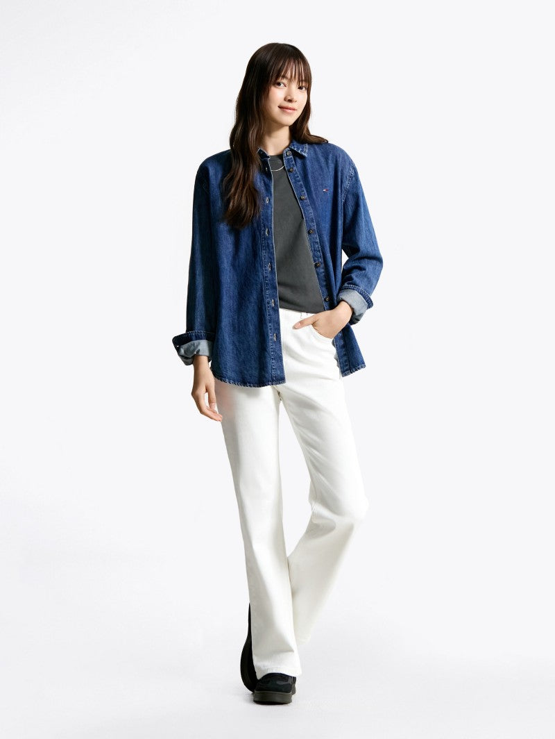 男女同款【WE ARE】韓國TOMMY JEANS襯衫T32F6WSH10TML1