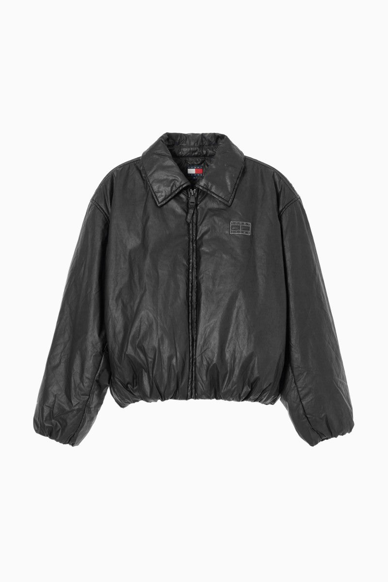 女款【WE ARE】韓國TOMMY JEANS 翻領鋪棉外套T32F7WJC46TWT1