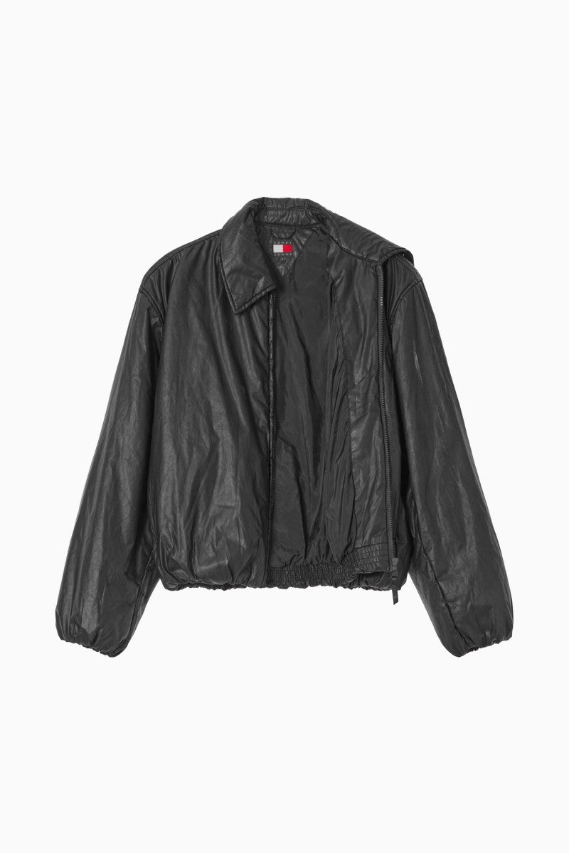 女款【WE ARE】韓國TOMMY JEANS 翻領鋪棉外套T32F7WJC46TWT1