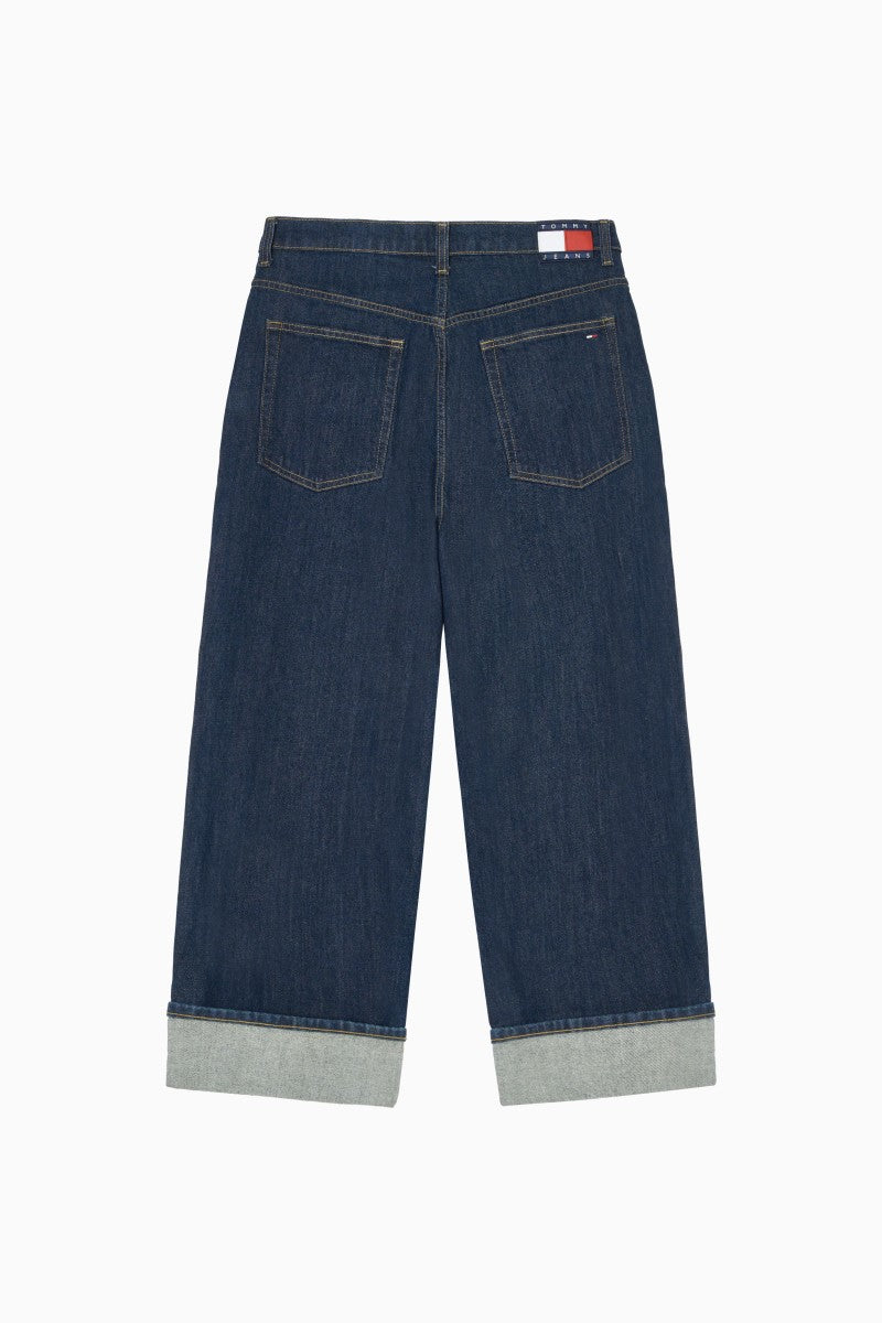 男款【WE ARE】韓國TOMMY JEANS 反折牛仔褲 T32F7NEW44TMT1