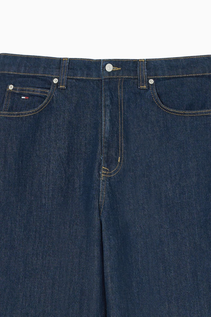 男款【WE ARE】韓國TOMMY JEANS 反折牛仔褲 T32F7NEW44TMT1