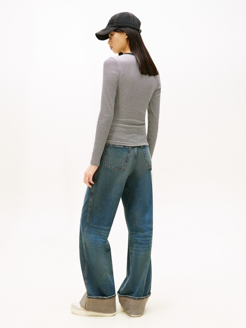 【WE ARE】韓國TOMMY JEANS條紋T恤T32G0TTO03TWT1