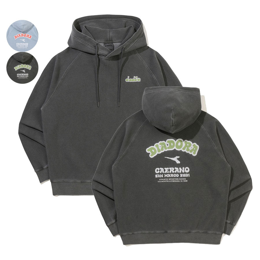 【WE ARE】韓國Diadora休閒連帽大學T衛衣D6123LHD23