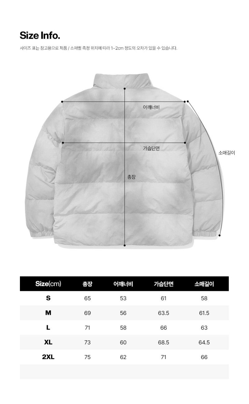 【WE ARE】韓國Diadora雙拉鏈羽絨服外套D5323LPJ51