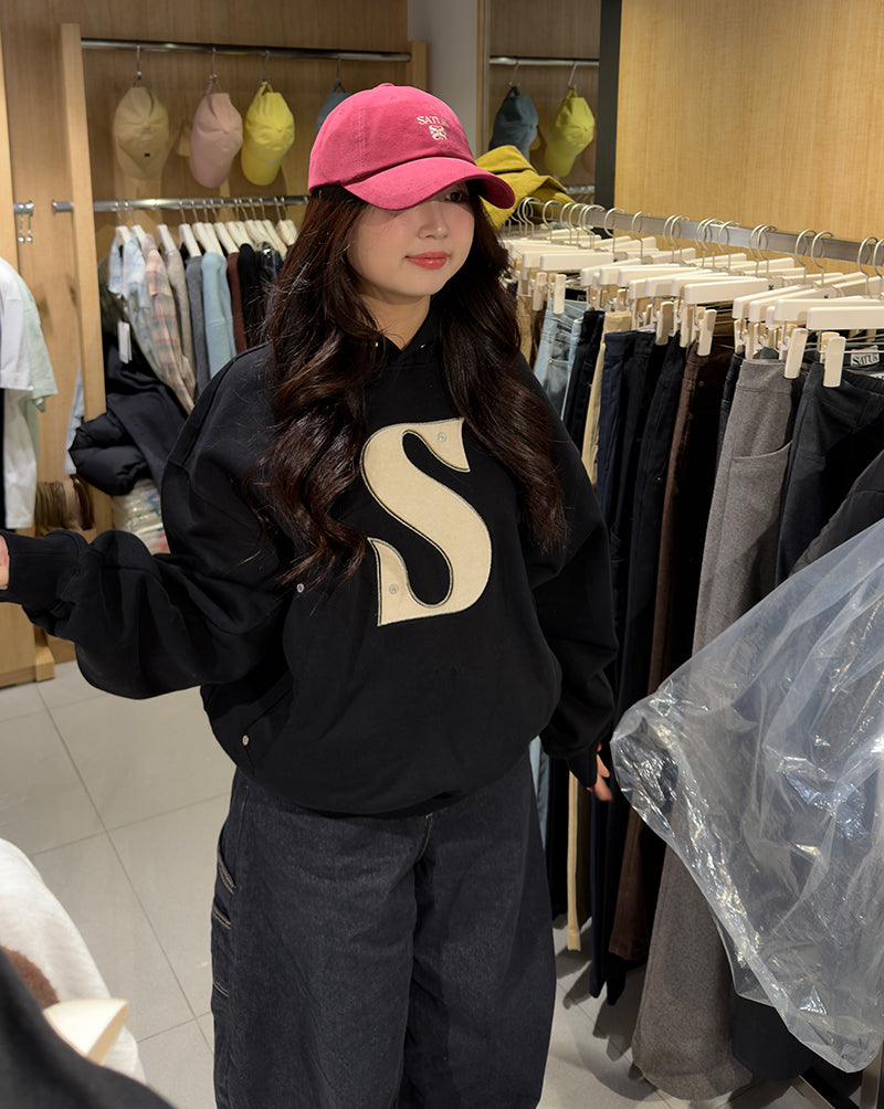 Satur折扣款【WE ARE】韓國Satur 大標口袋帽T SA251UTH05