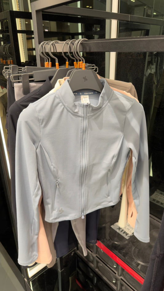 大茜選品【WE ARE】韓國Xexymix 女款立領雙拉鏈長袖外套HXJA0114F