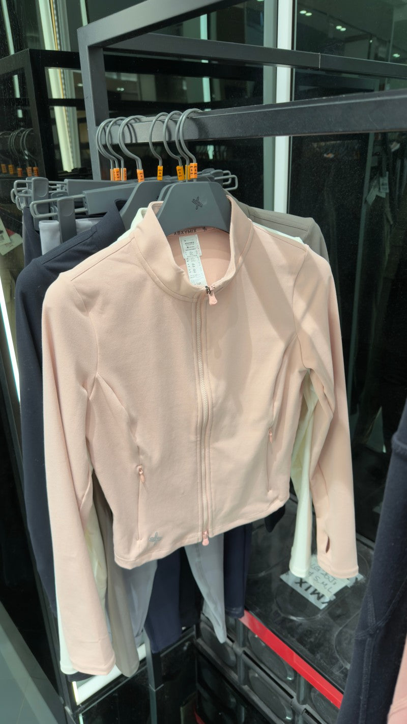 大茜選品【WE ARE】韓國Xexymix 女款立領雙拉鏈長袖外套HXJA0114F