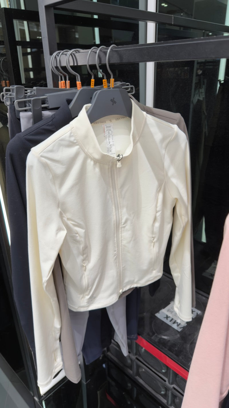 大茜選品【WE ARE】韓國Xexymix 女款立領雙拉鏈長袖外套HXJA0114F