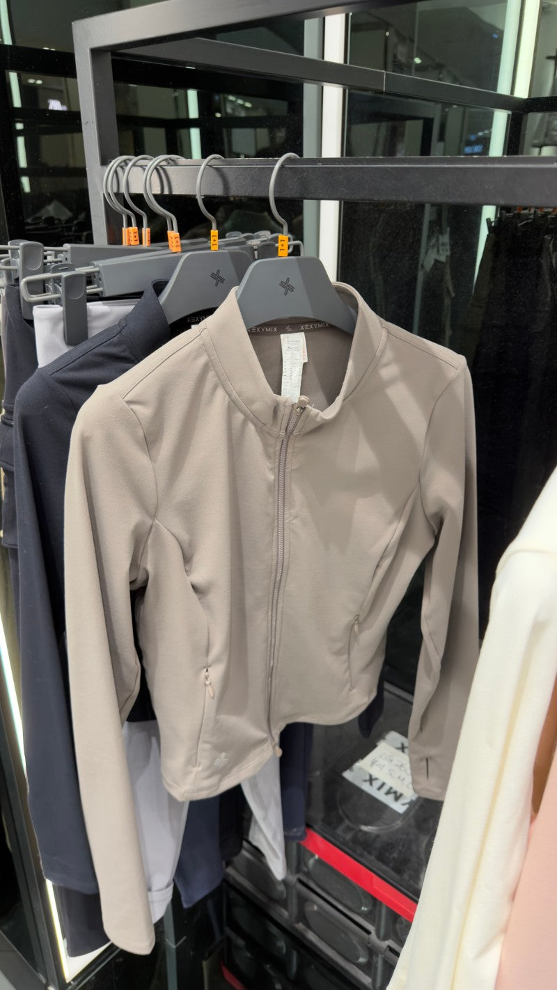 大茜選品【WE ARE】韓國Xexymix 女款立領雙拉鏈長袖外套HXJA0114F