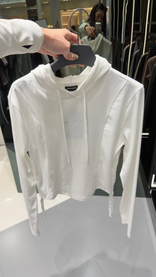 大茜選品【WE ARE】韓國Xexymix 女款連帽針織衫 XFK3TL1110