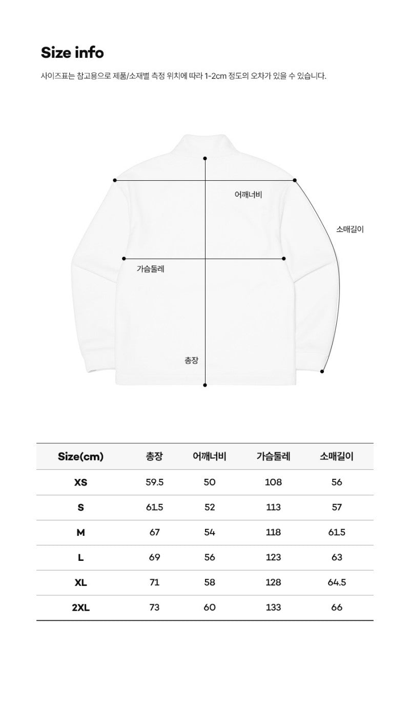 【WE ARE】韓國 柯達KODAK半拉鏈領大學T K4423EFSE2