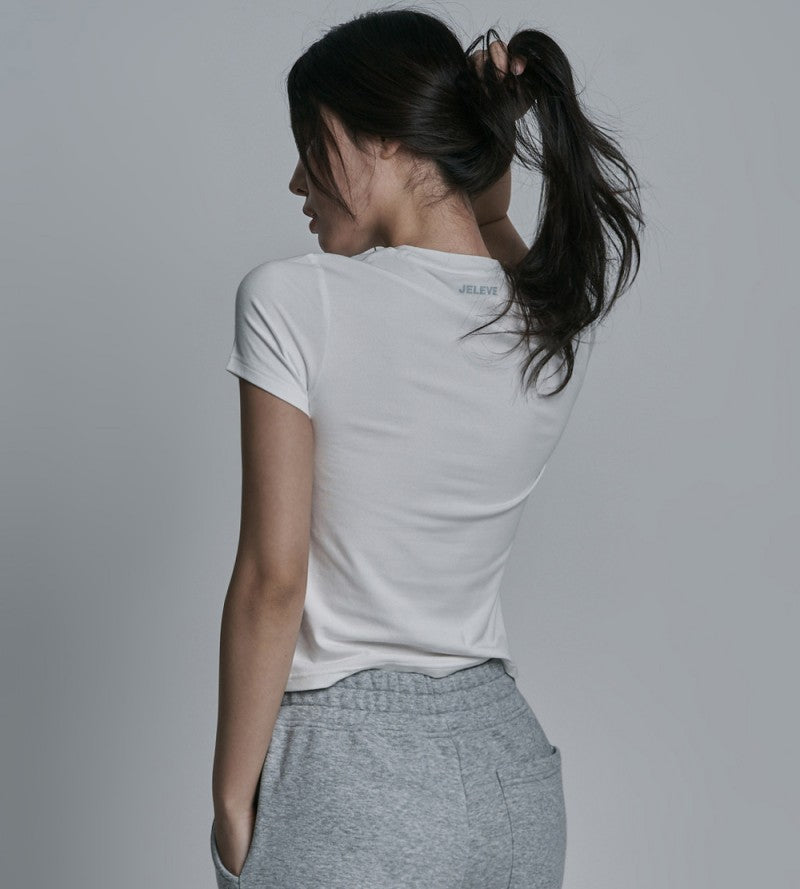 女款【WE ARE】韓國JELEVE短袖圓領T恤J2D4TS01