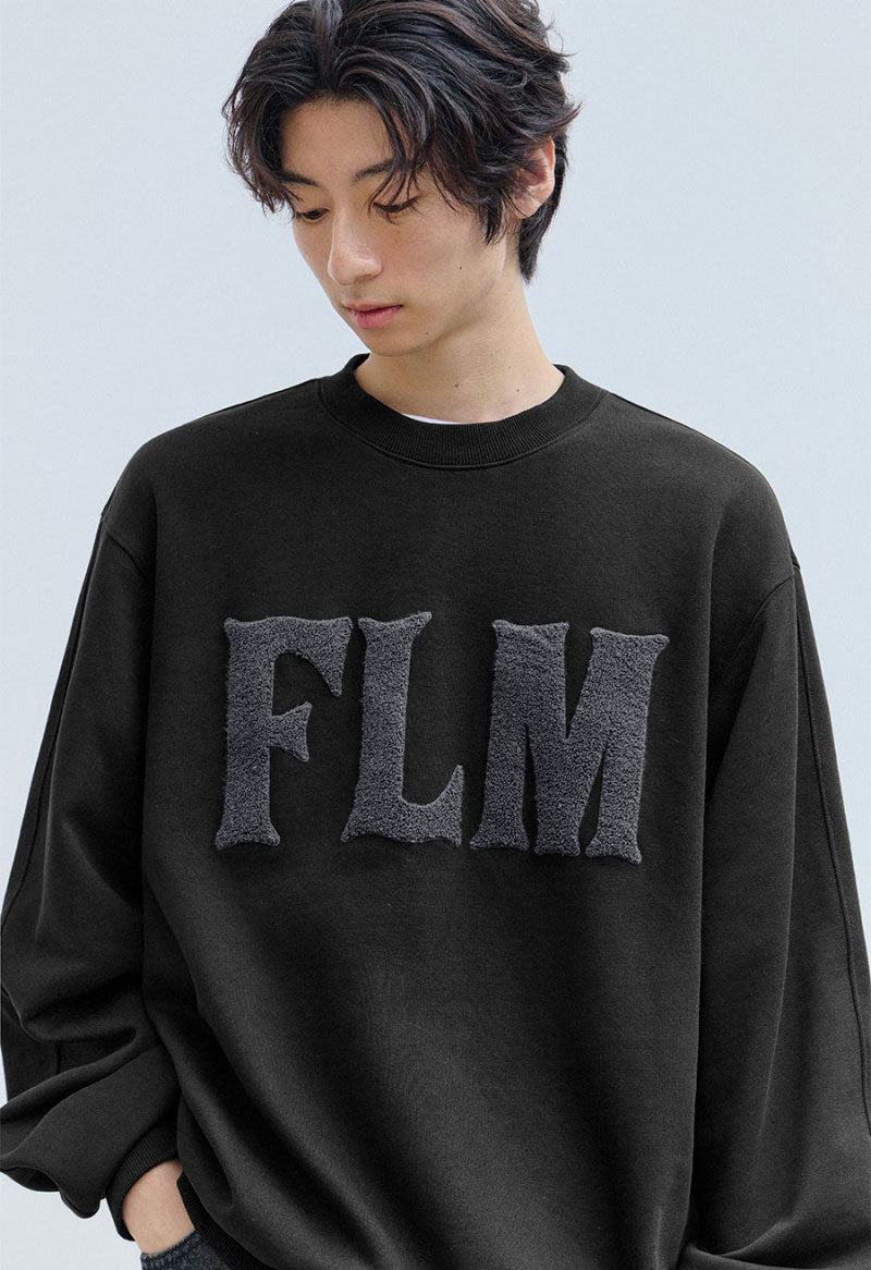 男女同款【WE ARE】韓國FILLUMINATE圓領大學T衛衣FBEFUTM002