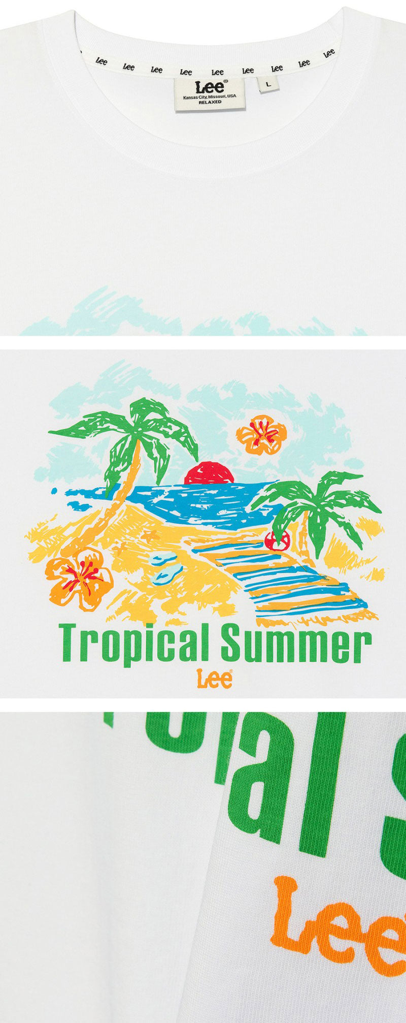 【WE ARE】韓國LEE休閒短袖T恤LE2502ST23