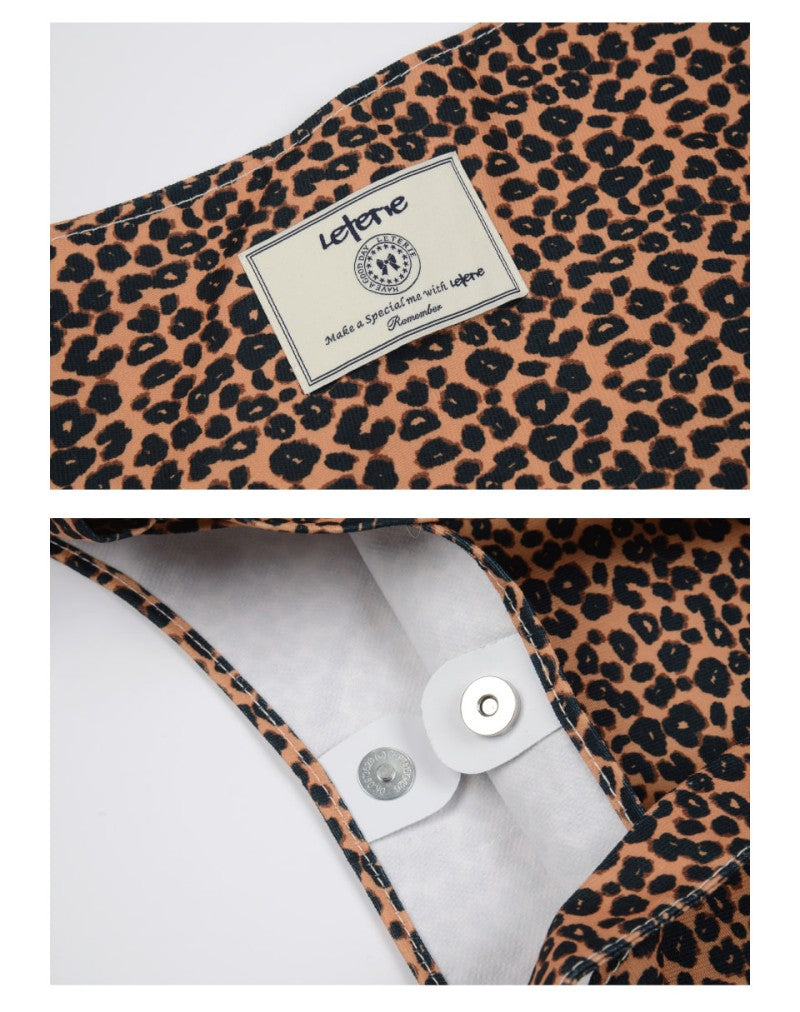【WE ARE】韓國Leterie時尚豹紋單肩包購物袋LEOPARDSHOULDERBAG