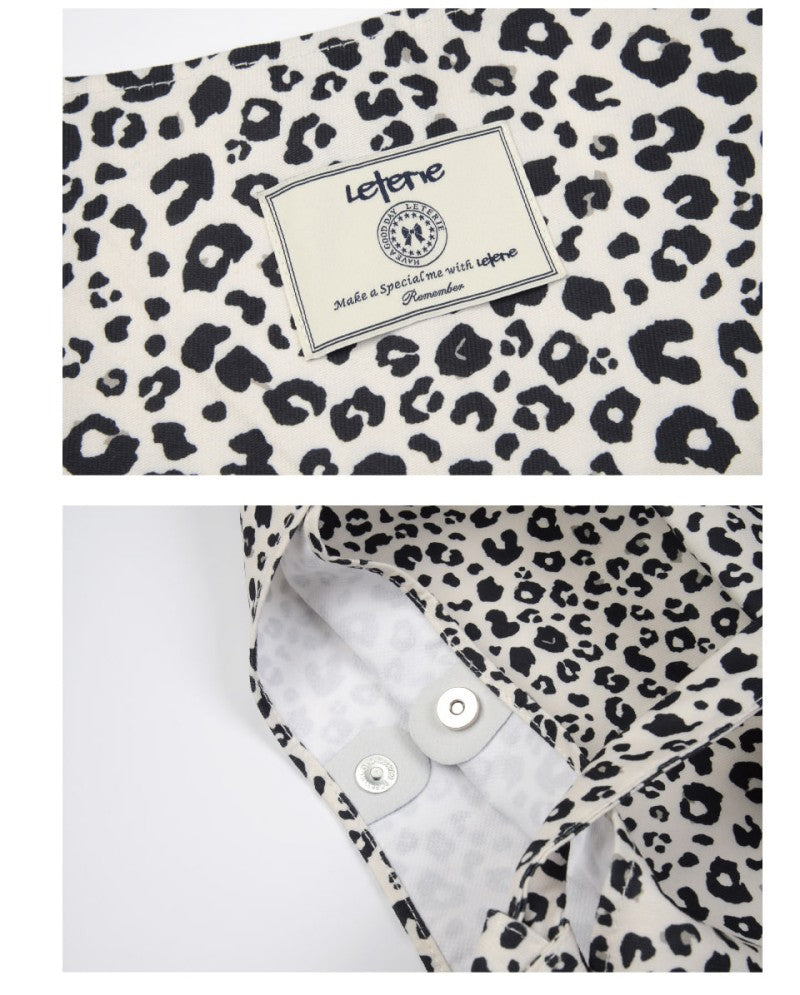 【WE ARE】韓國Leterie時尚豹紋單肩包購物袋LEOPARDSHOULDERBAG