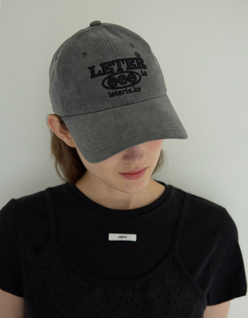 【WE ARE】韓國Leterie時尚棒球帽LETERIELOGOCAP
