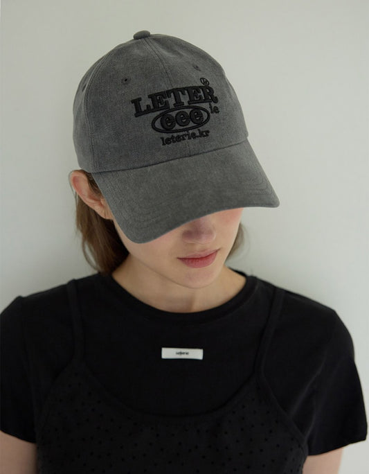 【WE ARE】韓國Leterie時尚棒球帽LETERIELOGOCAP