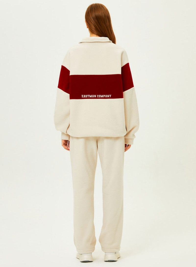 女款【WE ARE】韓國KODAK柯達半拉鏈領大學T衛衣K5422EFSR1