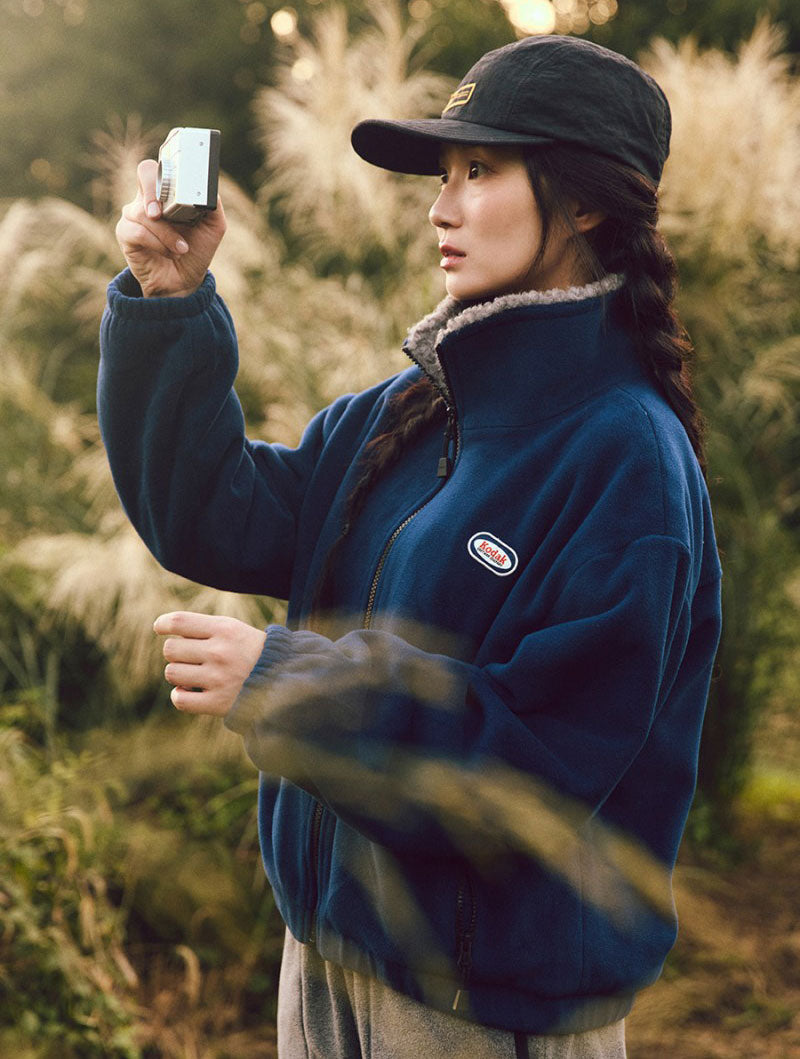 百貨款【WE ARE】韓國KODAK柯達 女款立領絨毛拉鏈外套K5322RFJM1