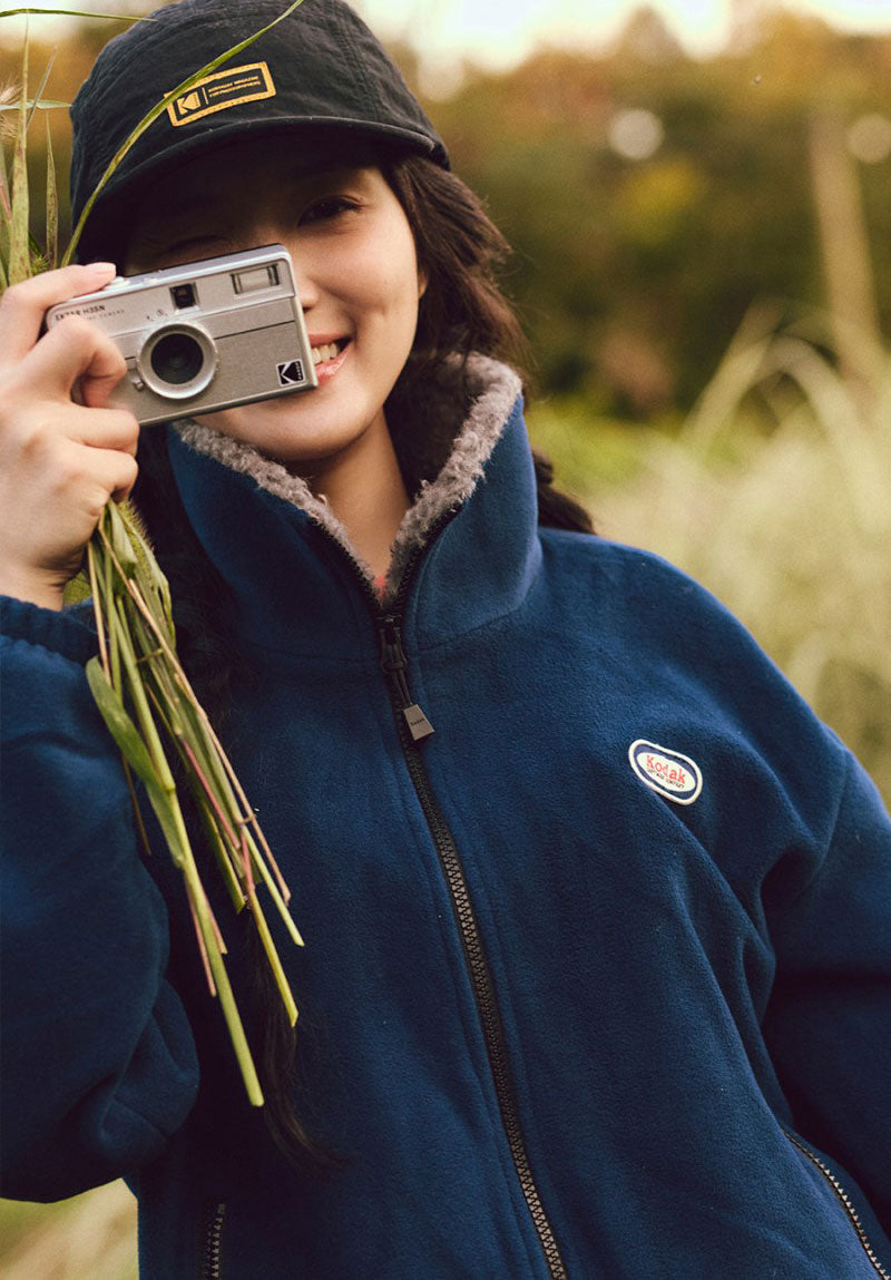 百貨款【WE ARE】韓國KODAK柯達 女款立領絨毛拉鏈外套K5322RFJM1