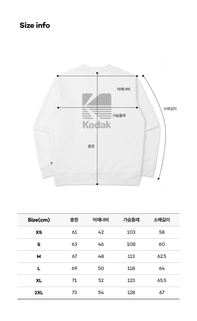 【現貨】【WE ARE】韓國KODAK柯達 背後大標大學T K4323EFSM1