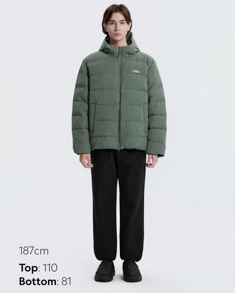 【WE ARE】韓國國家地理連帽羽絨外套N254UDW050