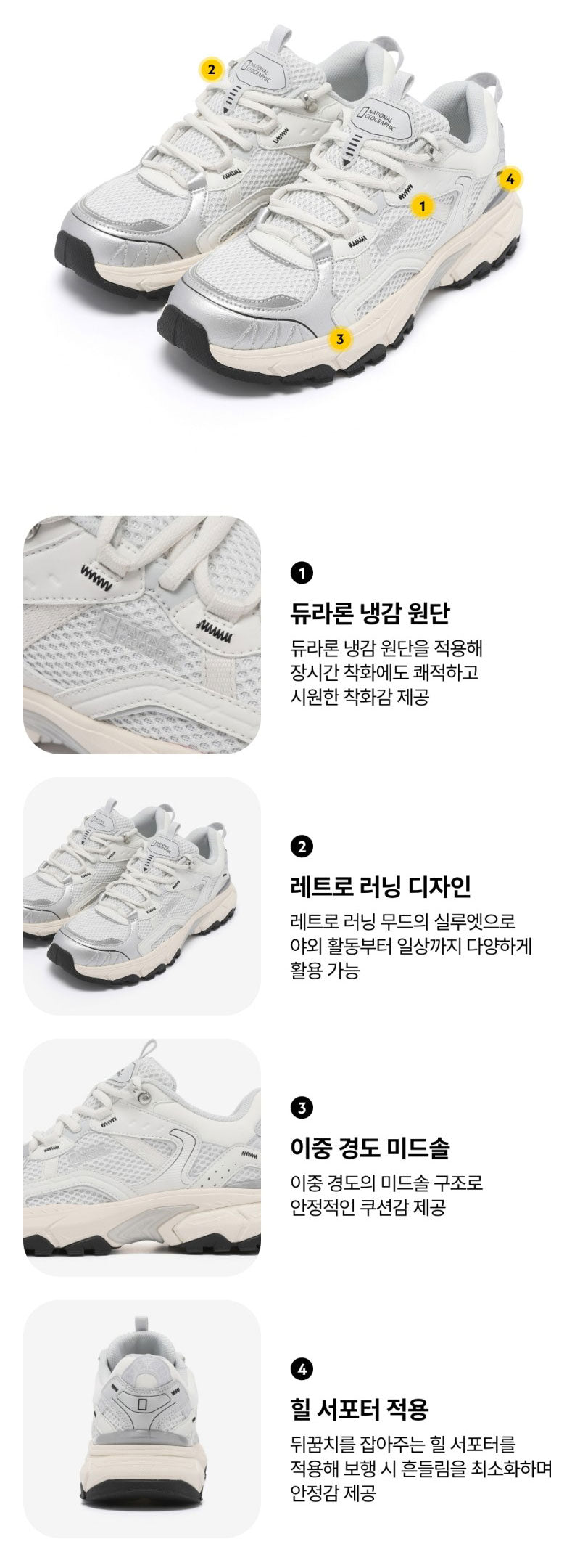 【WE ARE】韓國國家地理休閒運動鞋N265UJG020