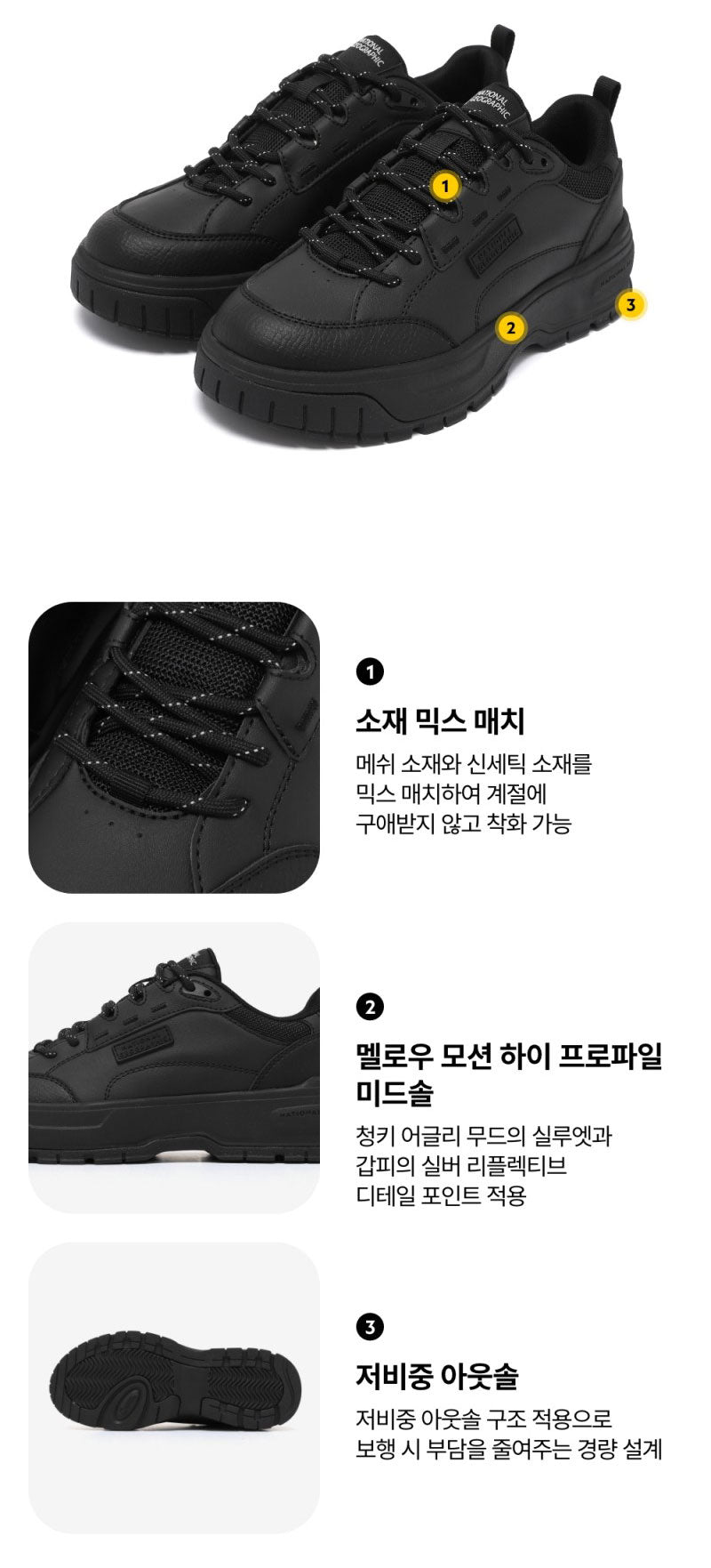 【WE ARE】韓國國家地理休閒運動鞋N265UUG020