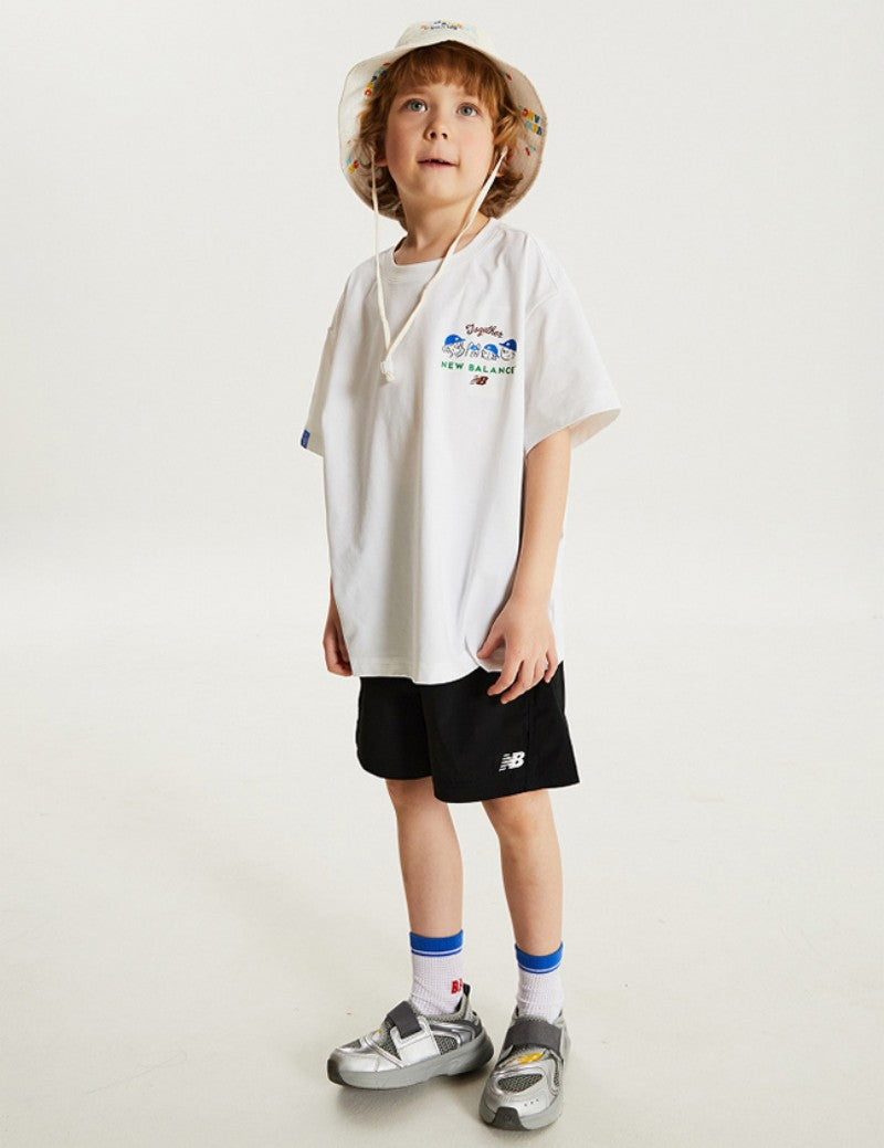 【WE ARE】韓國new balance kids休閒短袖+短褲套裝NK9YG2551U