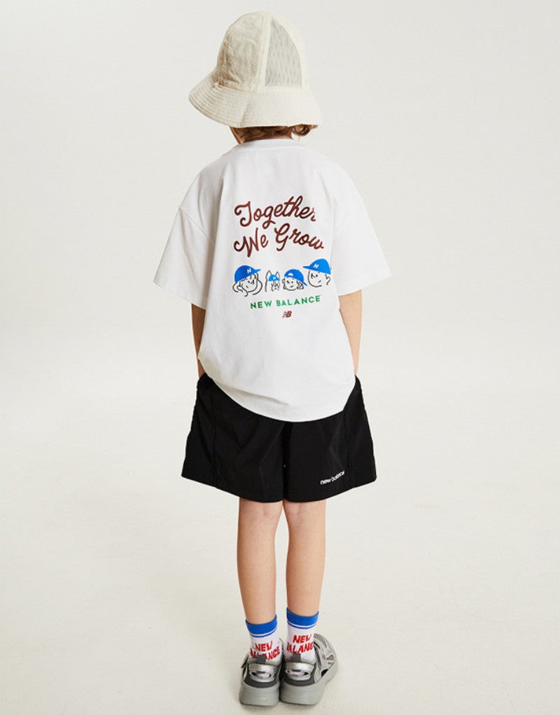 【WE ARE】韓國new balance kids休閒短袖+短褲套裝NK9YG2551U