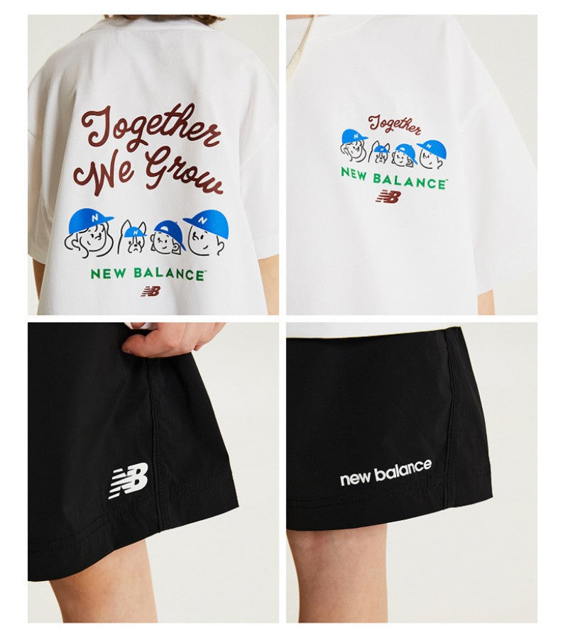 【WE ARE】韓國new balance kids休閒短袖+短褲套裝NK9YG2551U