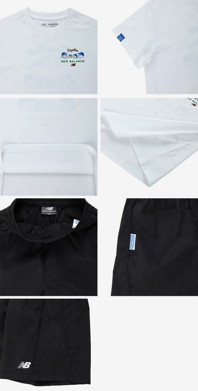 【WE ARE】韓國new balance kids休閒短袖+短褲套裝NK9YG2551U