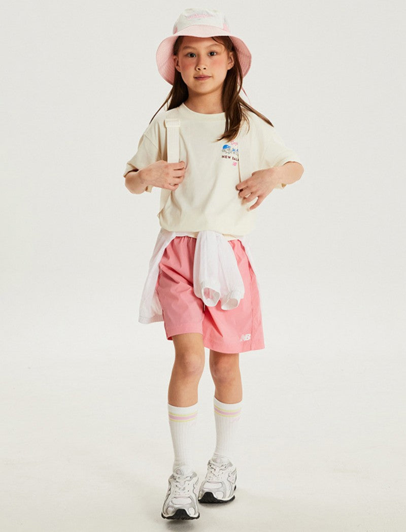【WE ARE】韓國new balance kids休閒短袖+短褲套裝NK9YG2551U