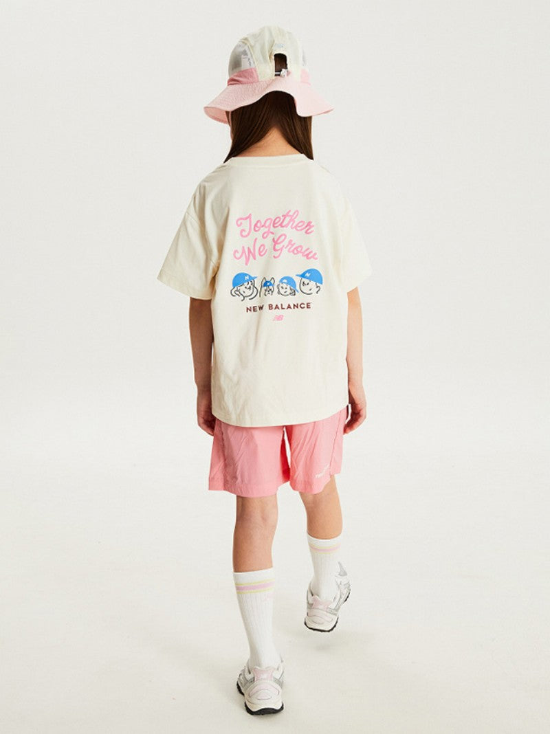 【WE ARE】韓國new balance kids休閒短袖+短褲套裝NK9YG2551U